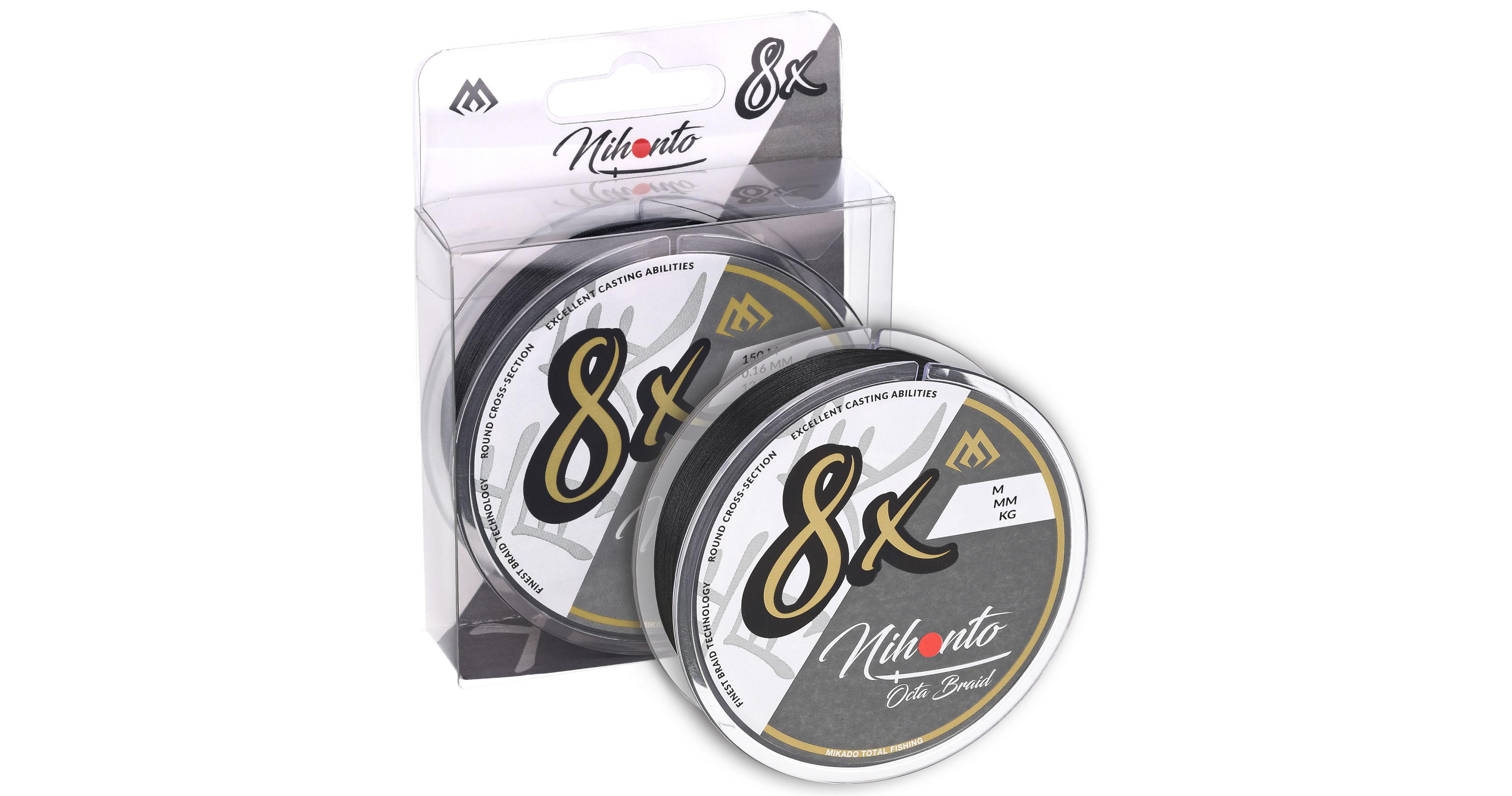 Mikado Nihonto Octa Braid x8 0.10mm 150m Black plecionka