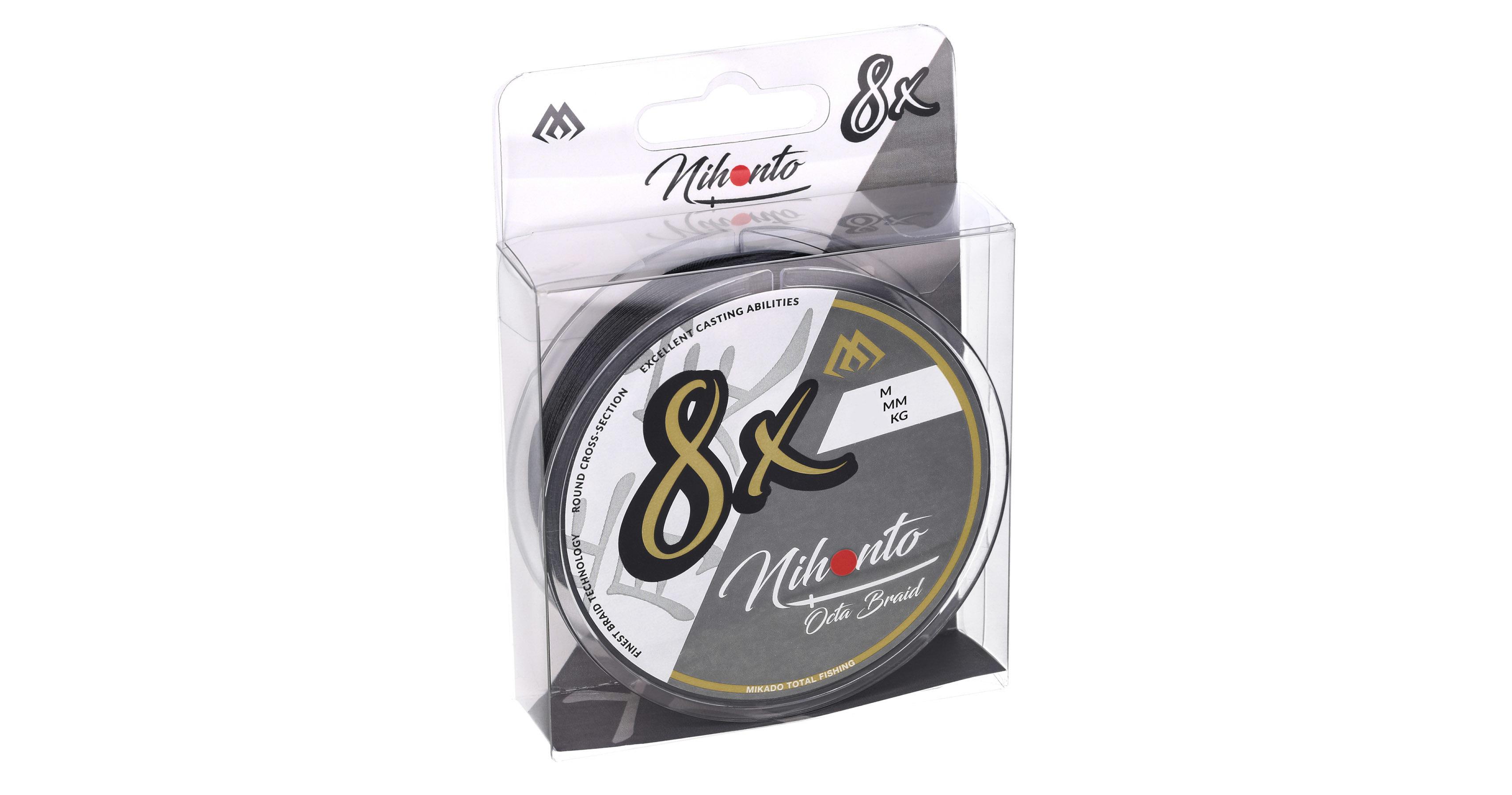 Mikado Nihonto Octa Braid x8 0.10mm 150m Black plecionka
