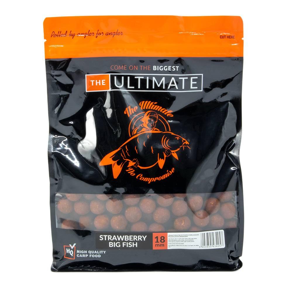 The Ultimate Strawberry Big Fish 18mm 1kg kulki zanętowe