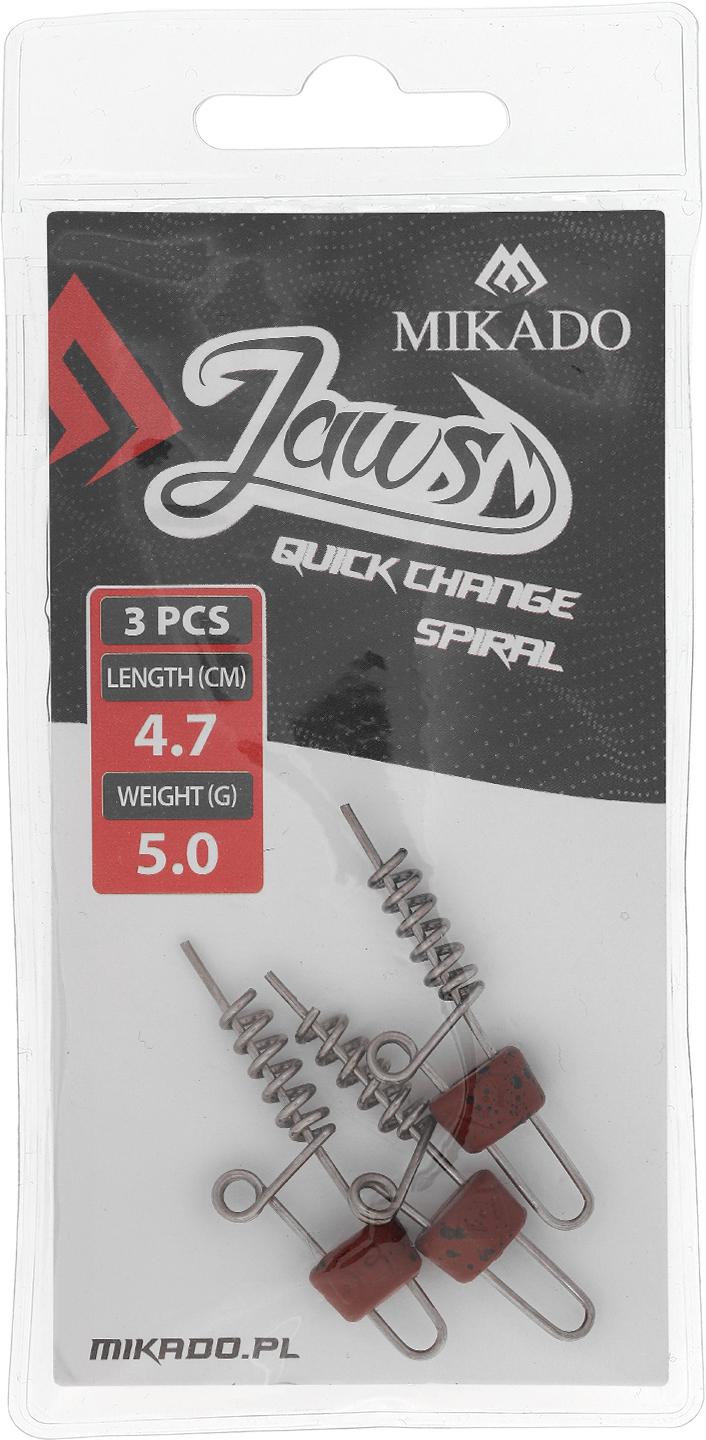 Mikado Jaws Quick Change Spiral 15g 4.7cm 3szt wkręt do przynęt