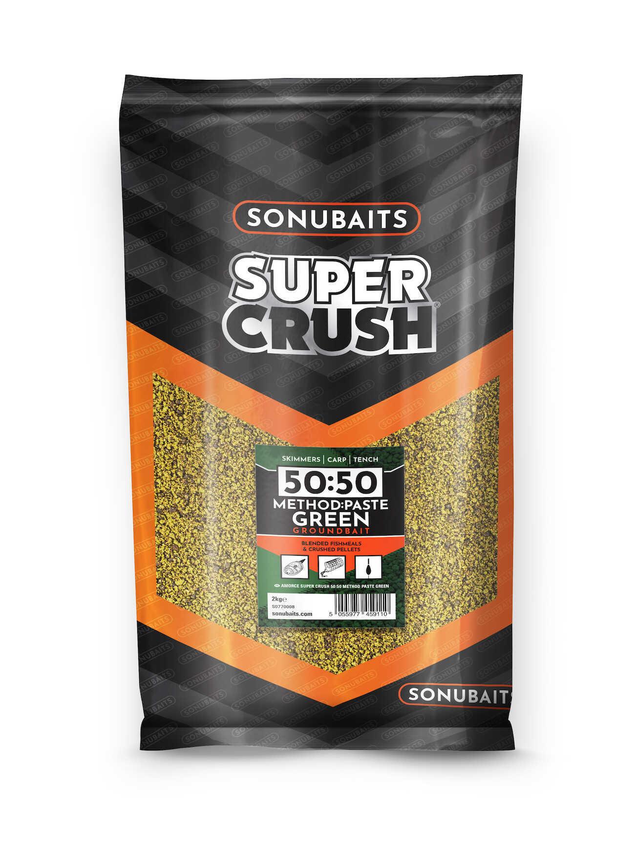 Sonubaits 50:50 Method & Paste Green 2kg zanęta