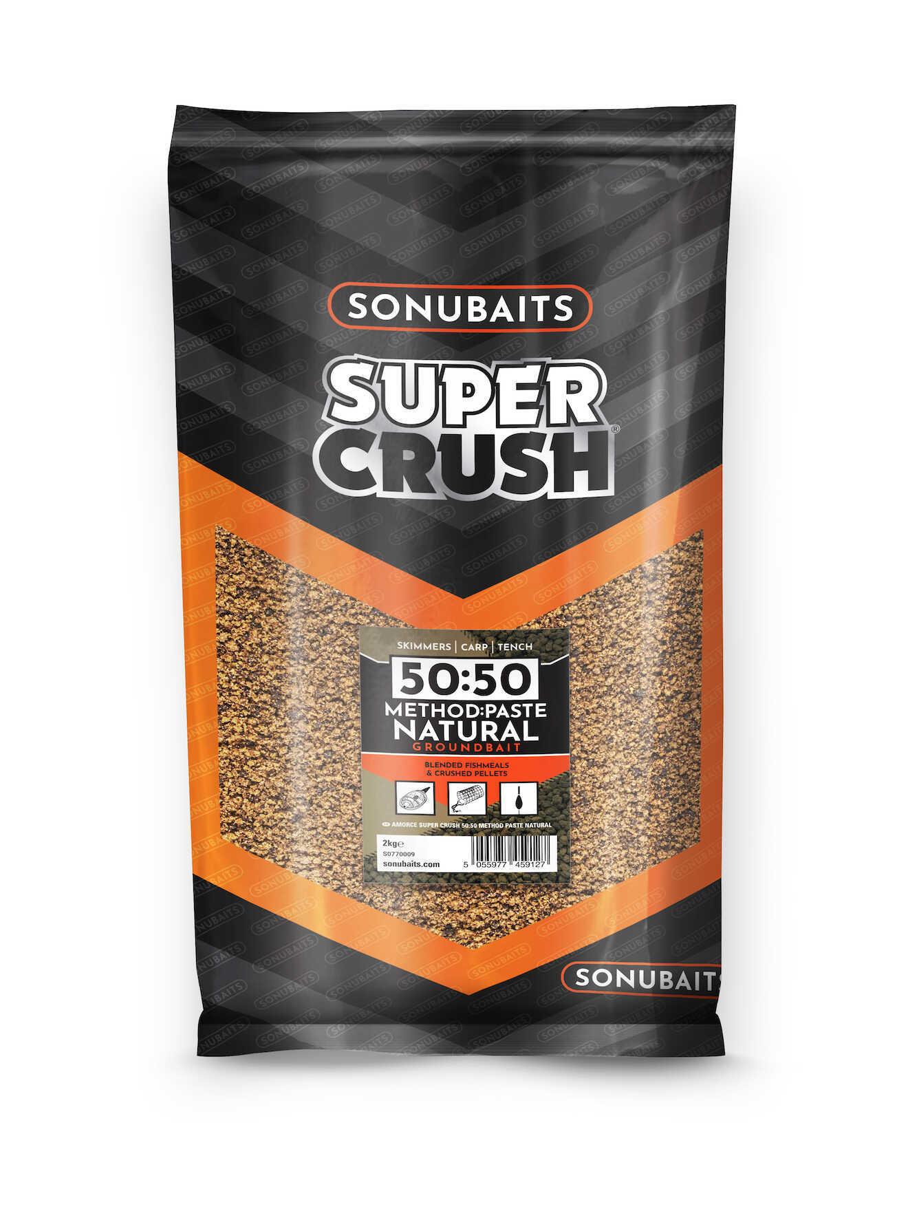 Sonubaits 50:50 Method & Paste Natural 2kg zanęta