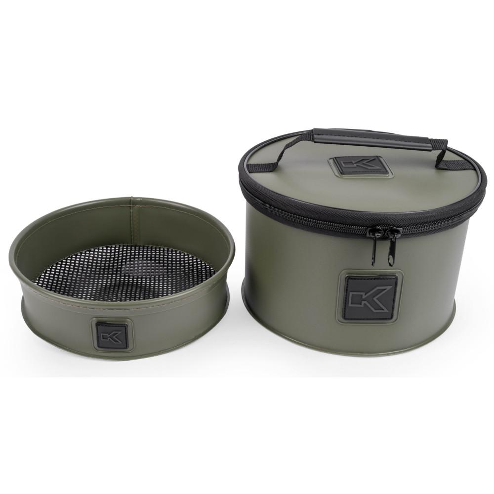 Korum Eva Riddle Set 3mm zestaw wiadro sito