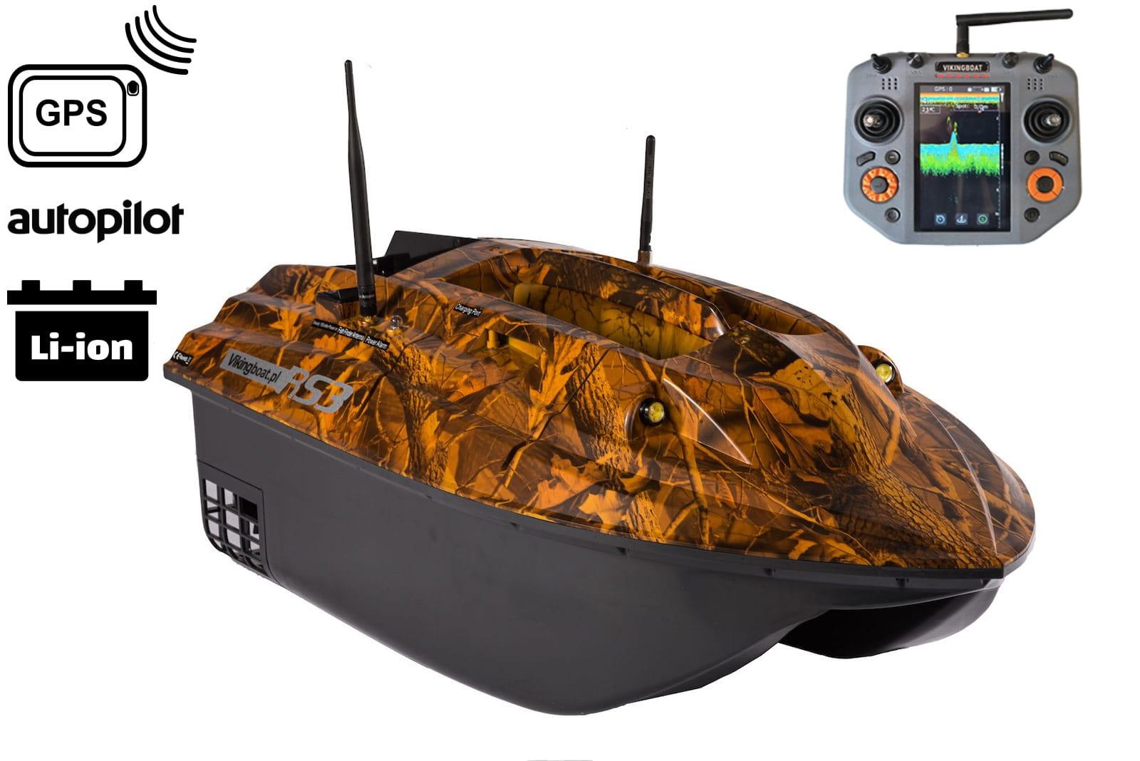 Viking RS3 Camo GPS łódka zanętowa