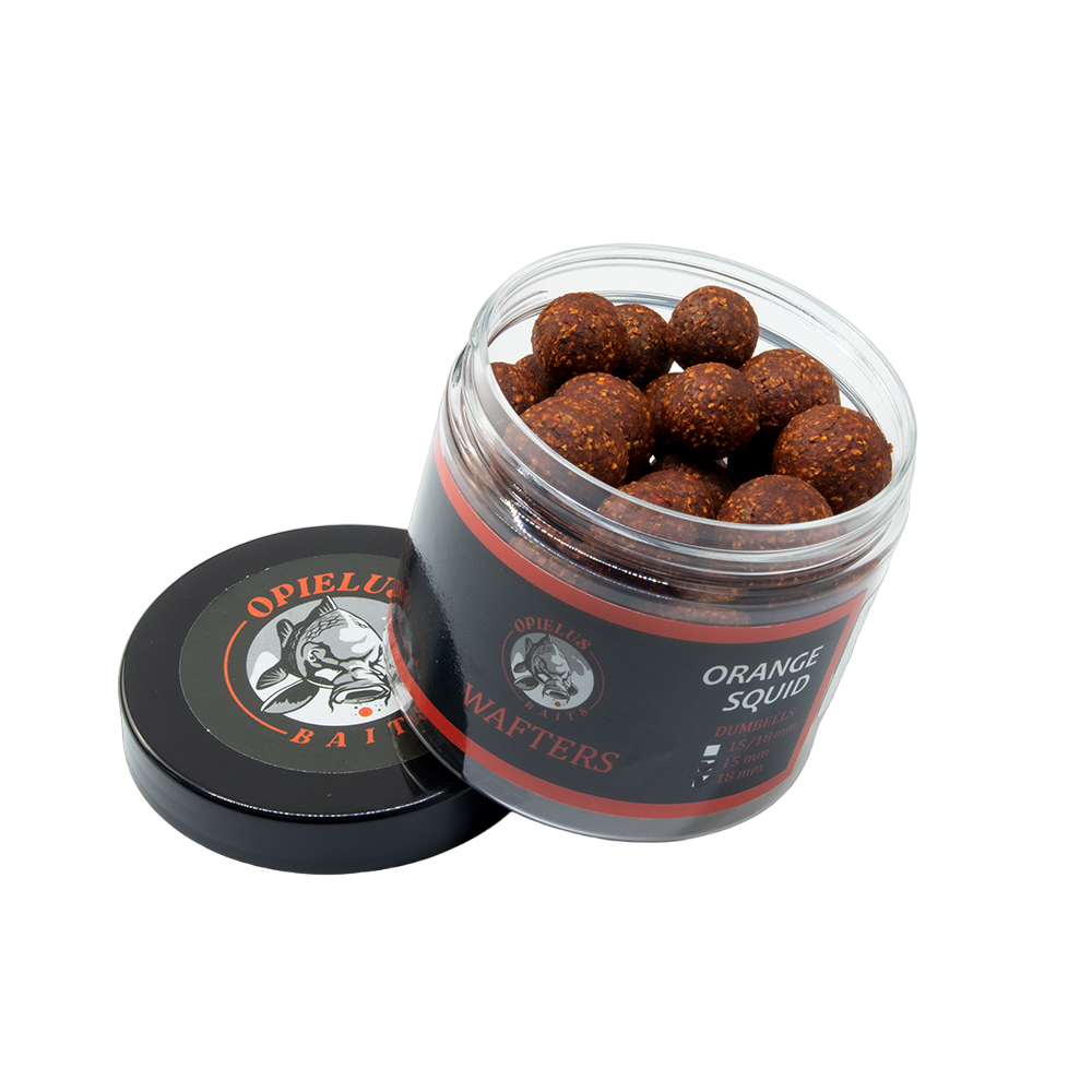 Opielus Baits Orange Squid Wafters 15/18mm