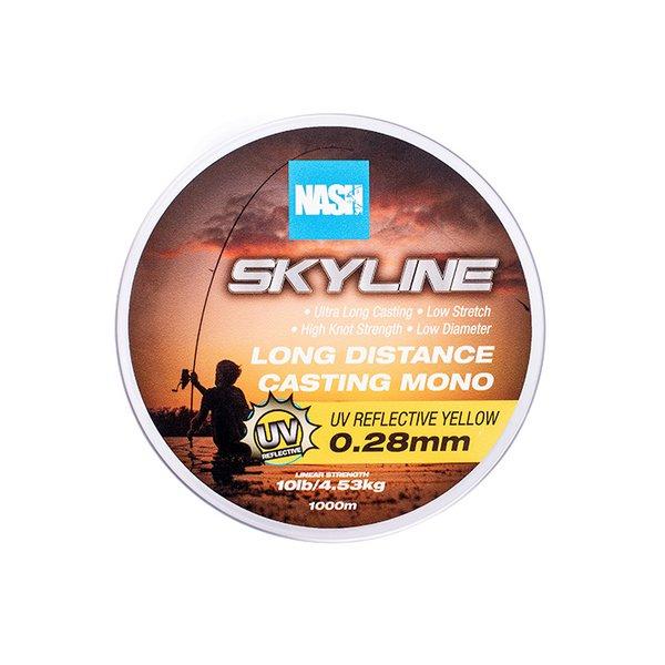 Nash Skyline Mono UV Yellow 10lb 0.28mm 1000m żyłka