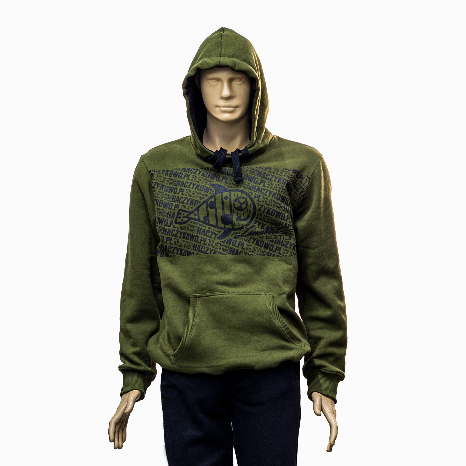 Tletur & haczykowo.pl Bluza z Kapturem Khaki XL- Aukcja charytatywna Dla Natalii Sz.