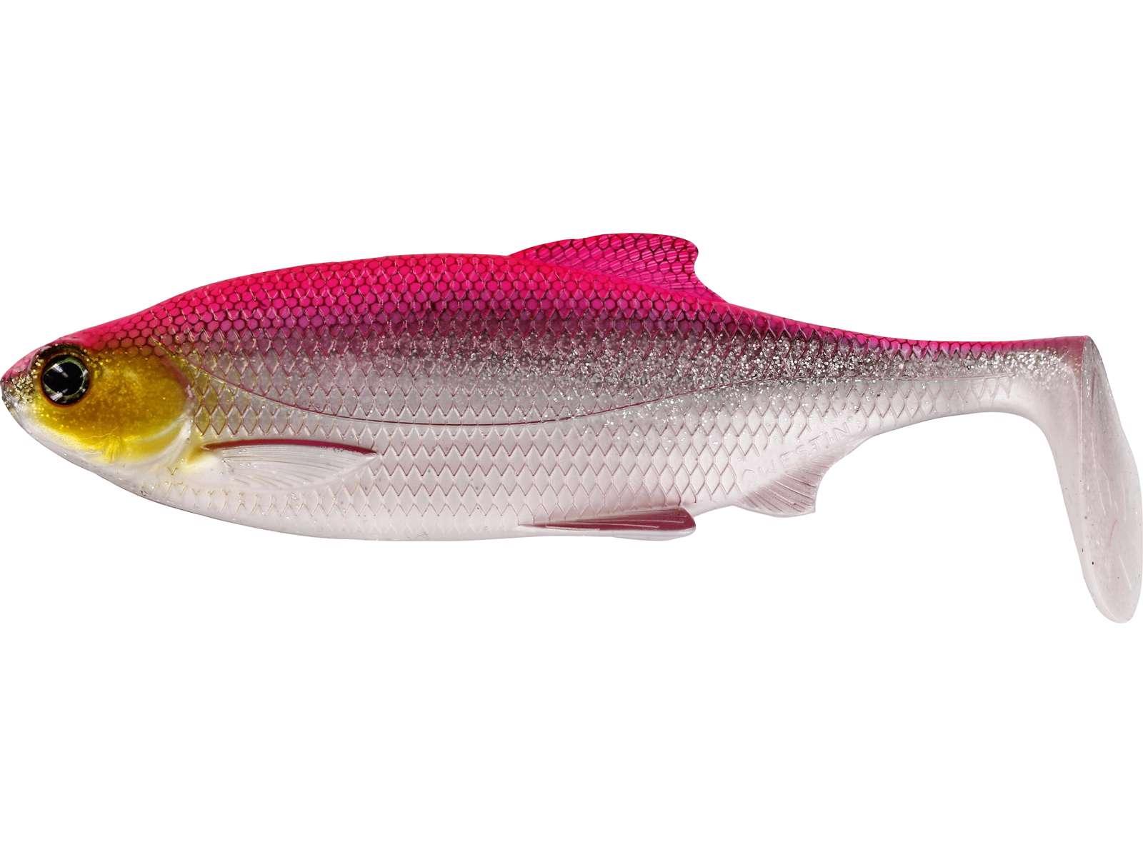 Westin Ricky the Roach Shadtail 14cm 42g Pink Headlight