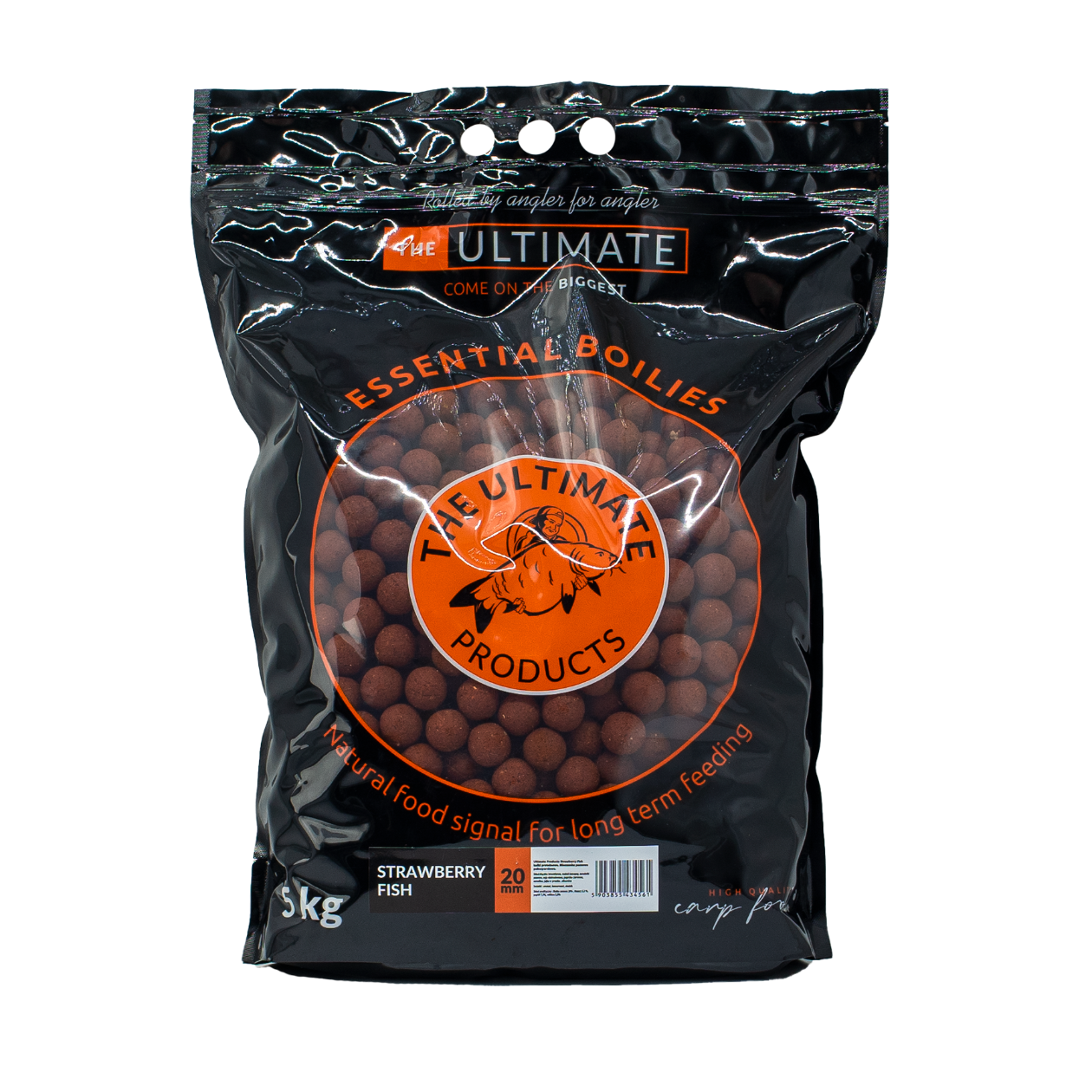 The Ultimate Essential Strawberry Fish 20mm 5kg kulki zanętowe