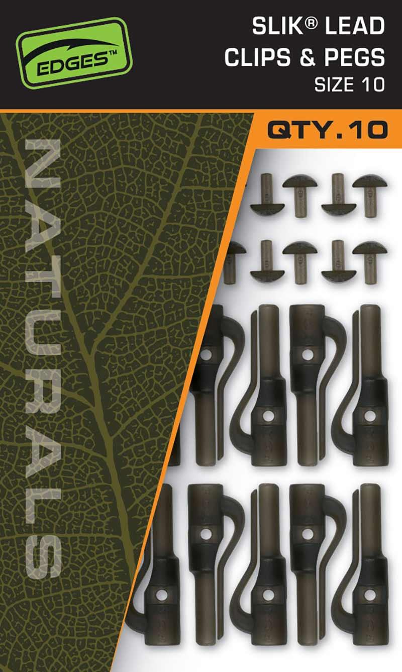 Fox Naturals Slik Lead Clips&Pegs r.10 bezpieczne klipsy