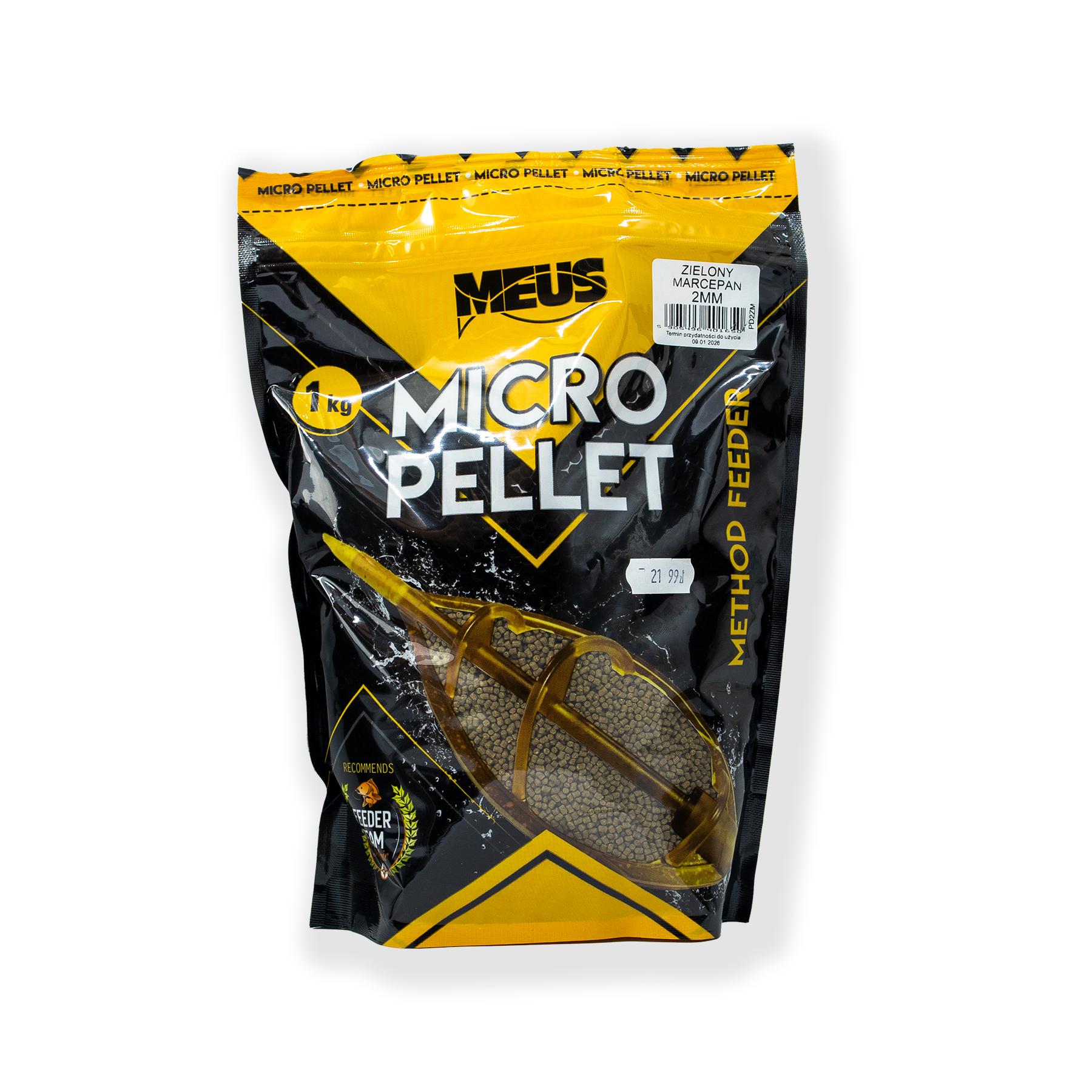 Meus Durus Pellet Zielony Marcepan 2mm 1kg