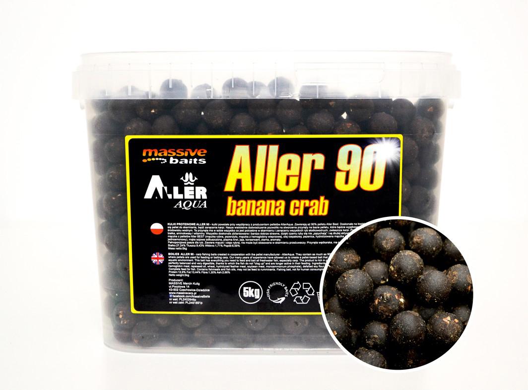 Massive Baits Aller 90 Bananan Crab 24mm 5kg kulki proteinowe