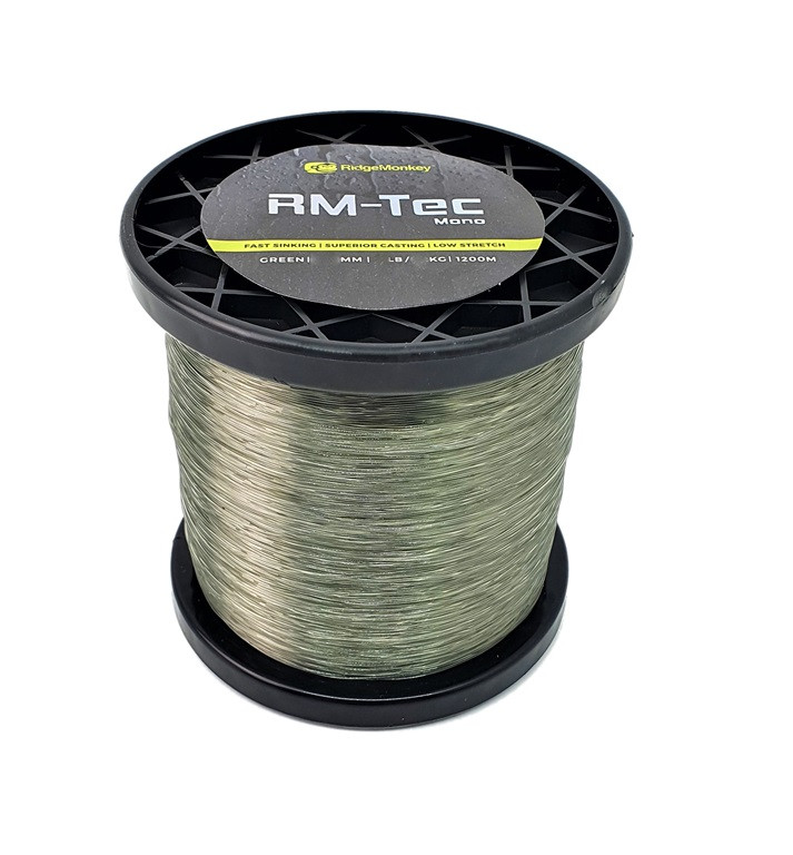 RidgeMonkey Rm-Tec 0.42mm 18lb 1200m Green żyłka
