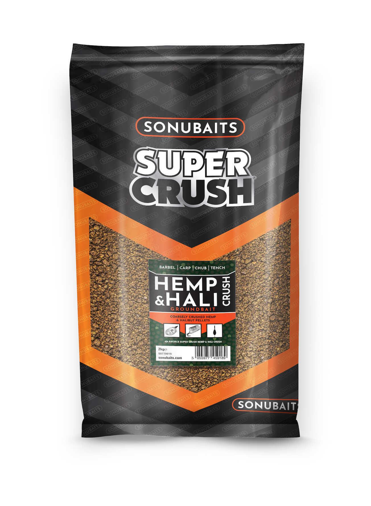 Sonubaits Supercrush Hemp & Hali 2kg zanęta