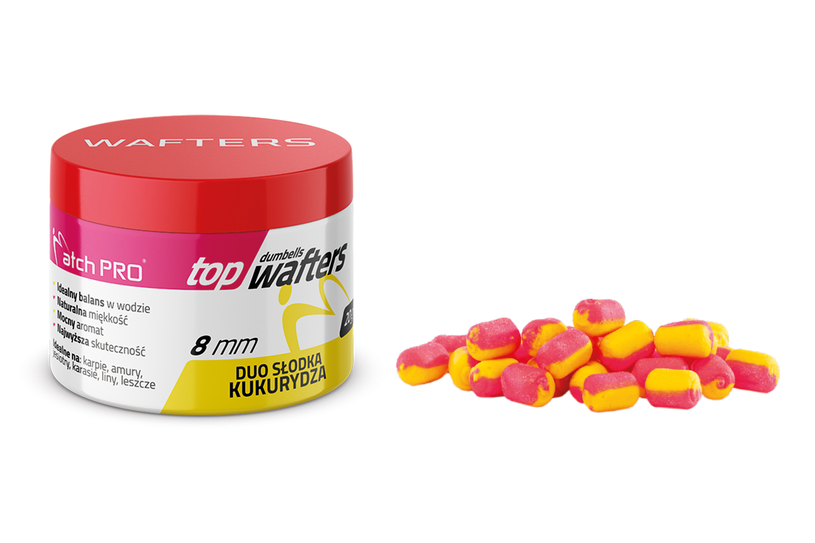 MatchPro Top Dumbells Wafters Duo Sweetcorn 8mm 20g