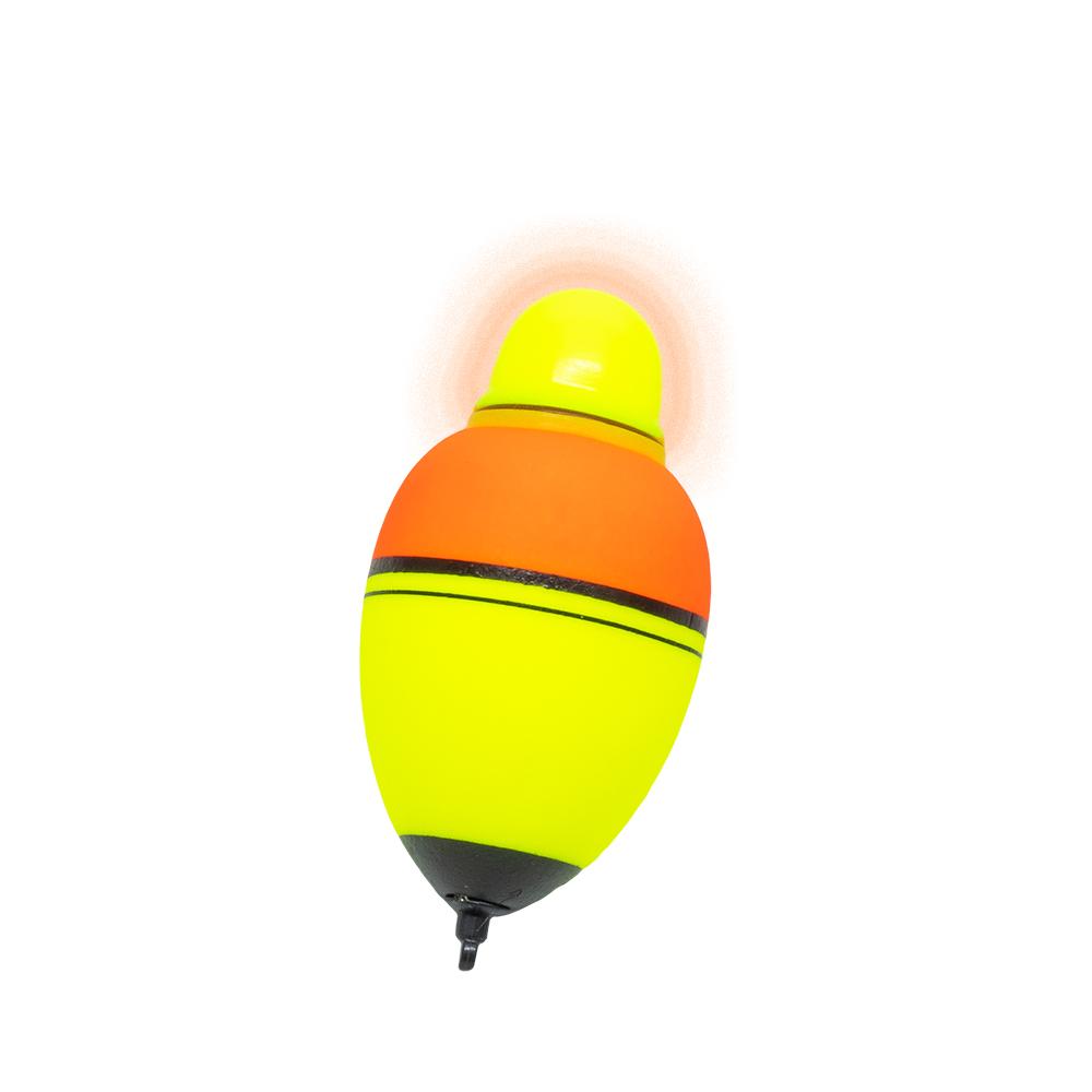FL Spławik Żywcowy Przelotowy LED 30g + baterie