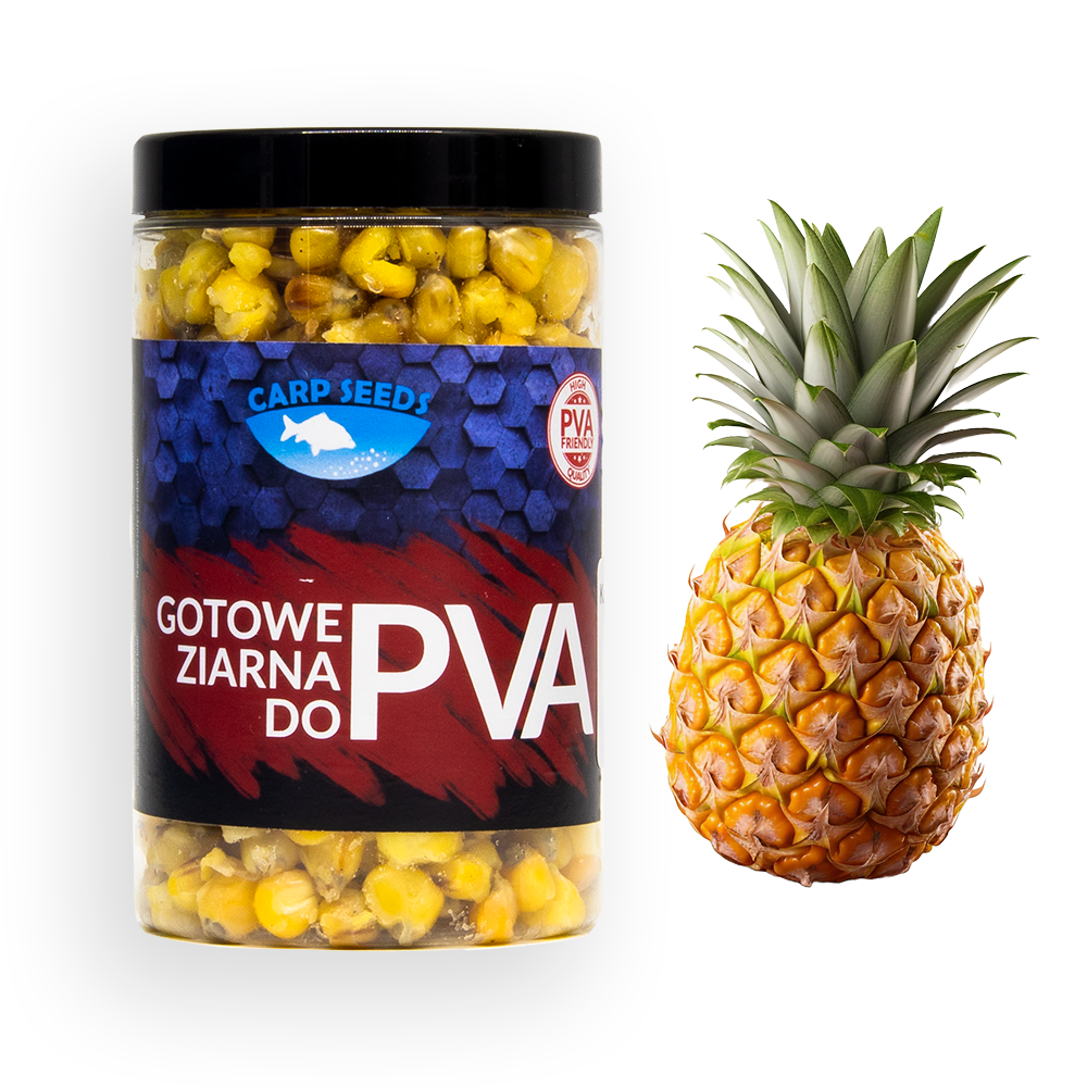 Carp Seeds kukurydza do PVA Ananas słoik 400ml