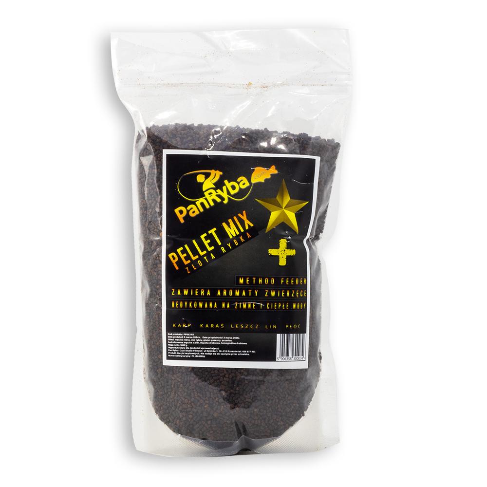 Pan Ryba Pellet Mix Złota Rybka+ 1kg