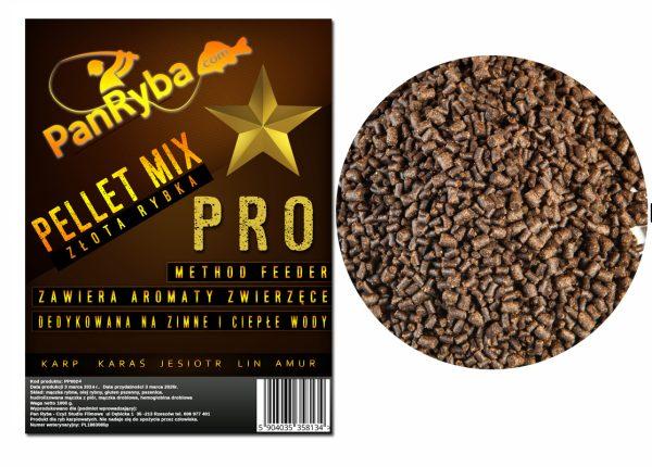 Pan Ryba Pellet Mix Złota Rybka Pro 1kg