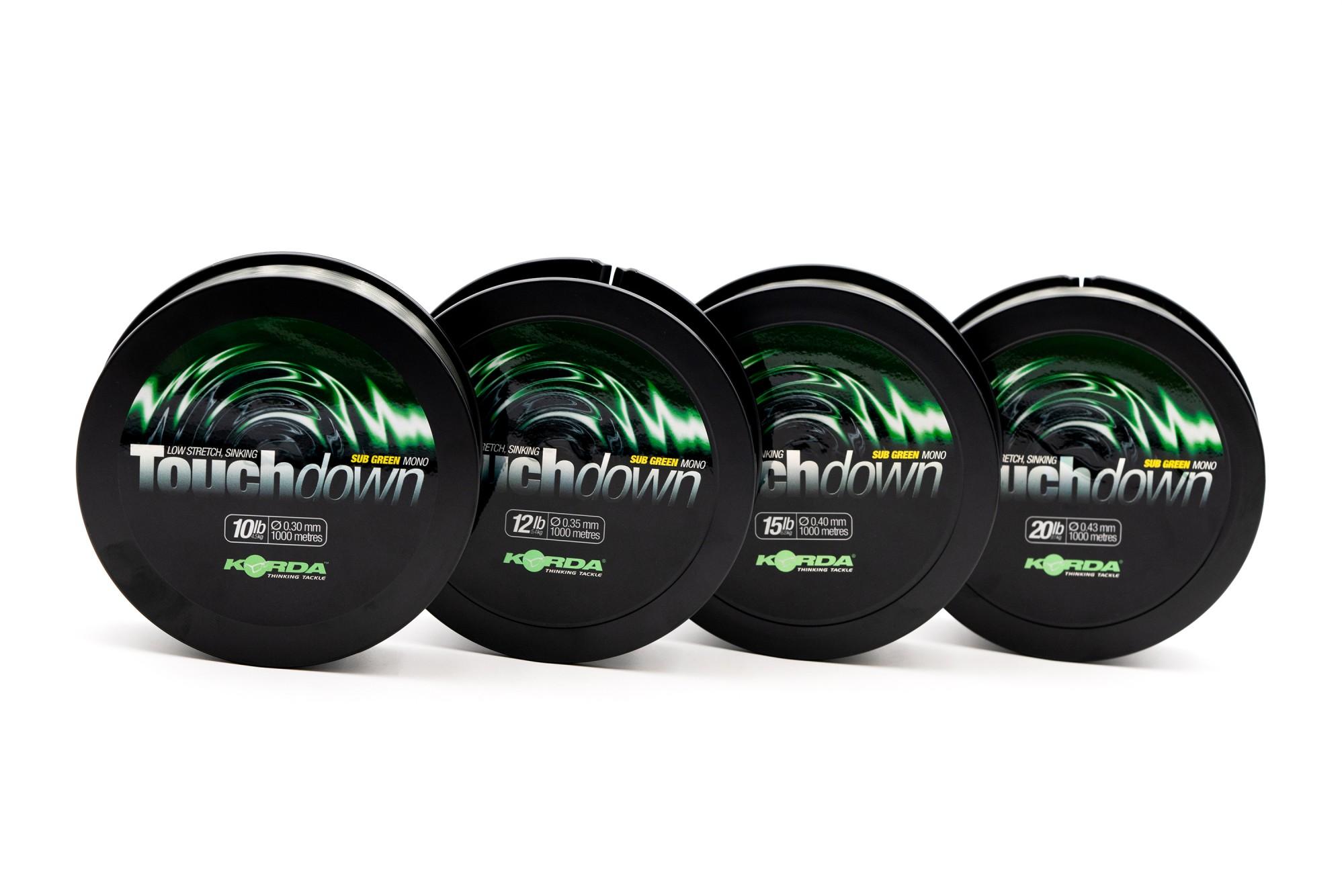 Korda Touchdown 20lb 0.43mm 9.1kg 1000m Green żyłka