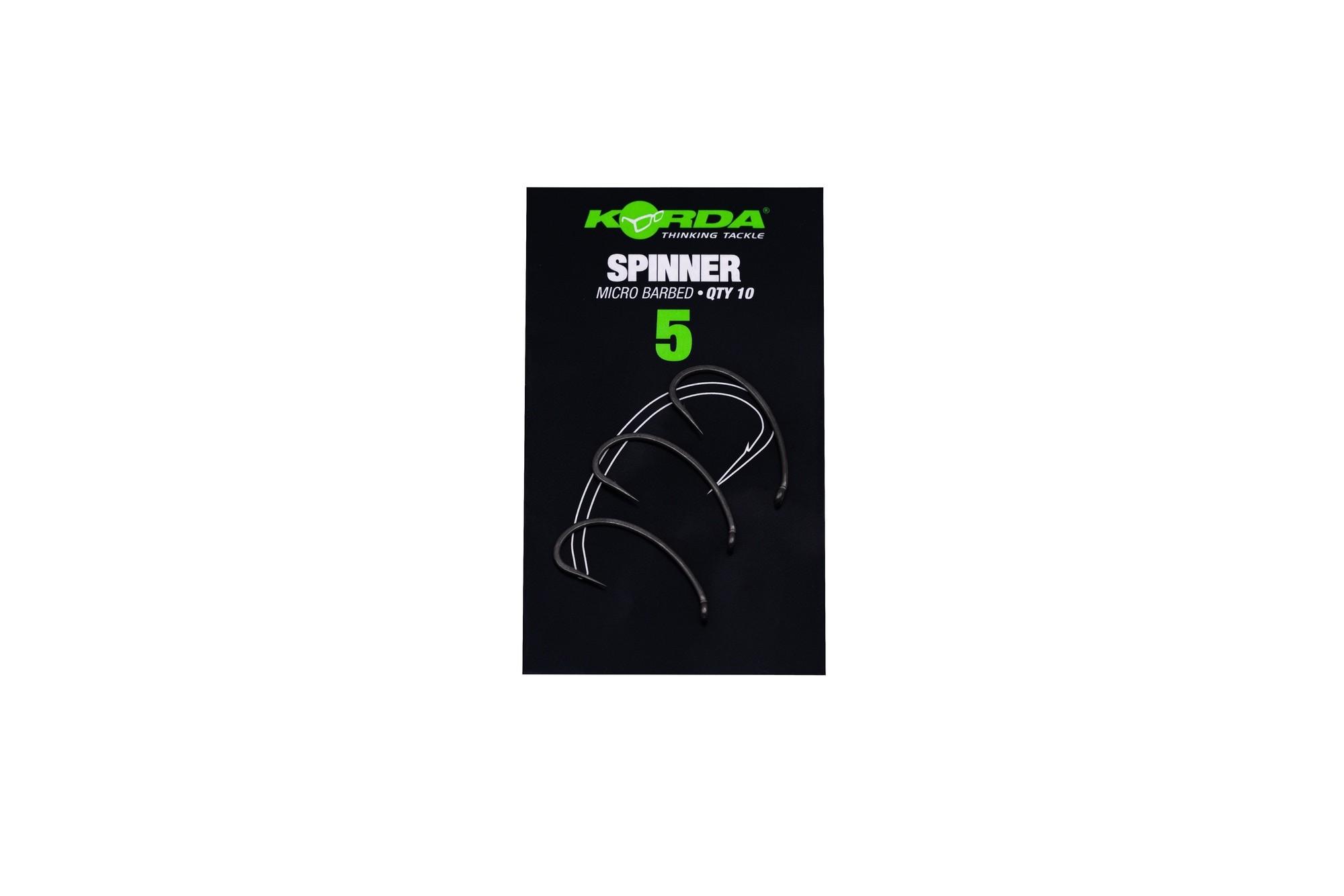 Korda Spinner Micro Barbed r.5 10szt haki karpiowe