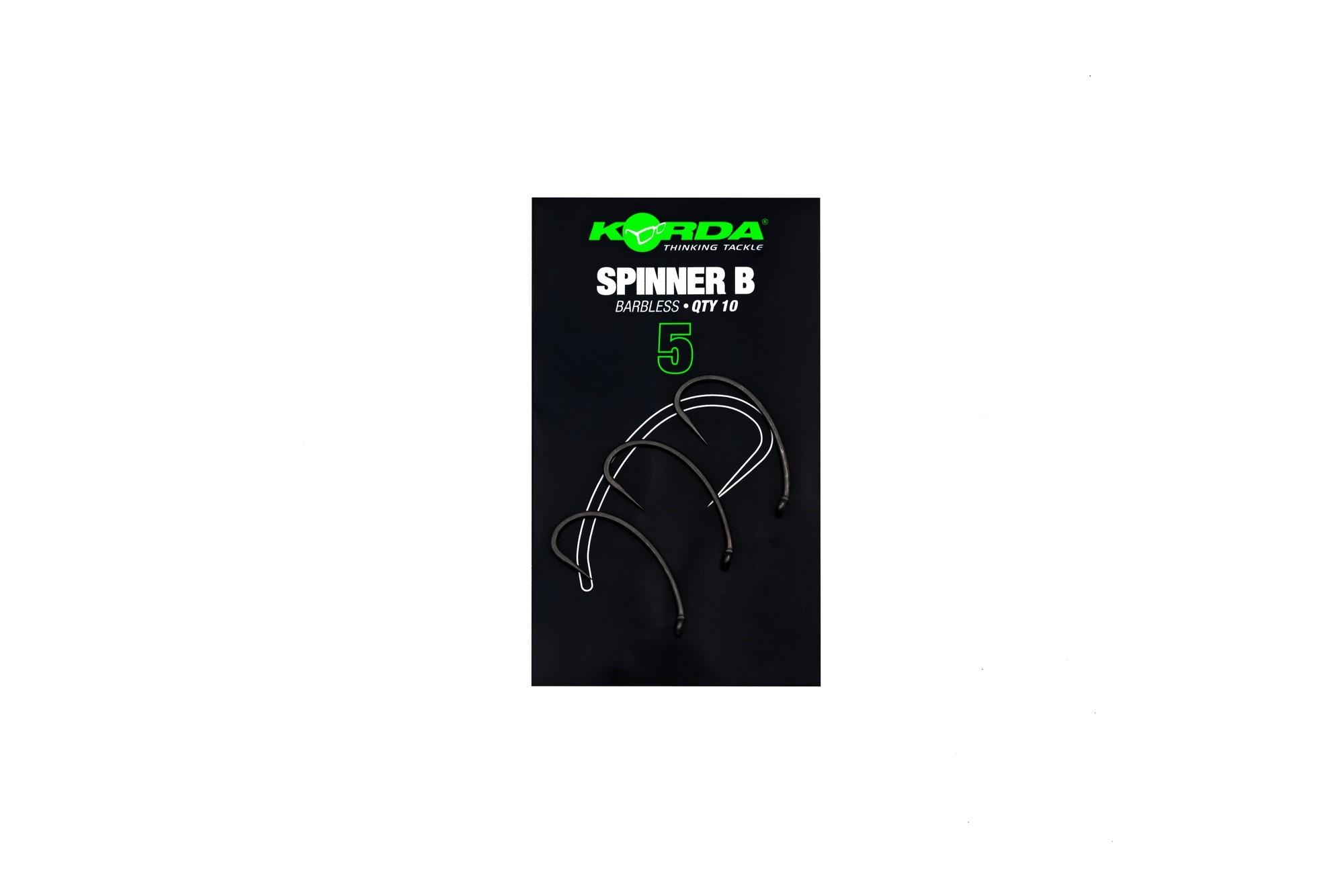 Korda Spinner B Barbless r.5 10szt haki karpiowe