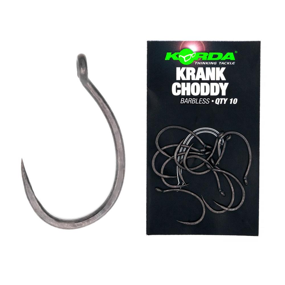 Korda Krank Choddy Barbless r.8 10szt. haki karpiowe