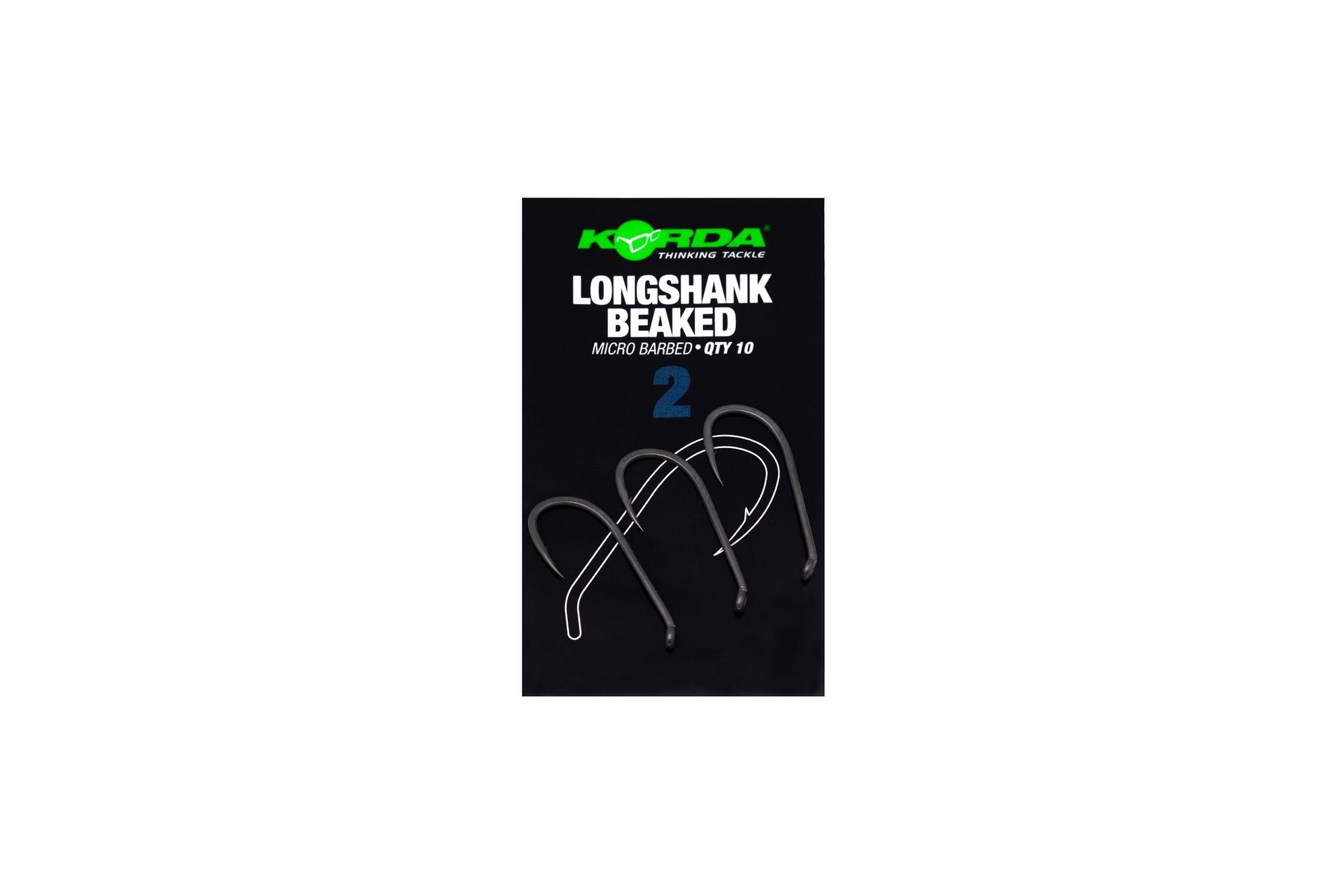 Korda Longshank Beaked Micro Barbed r.2 10szt. haki karpiowe