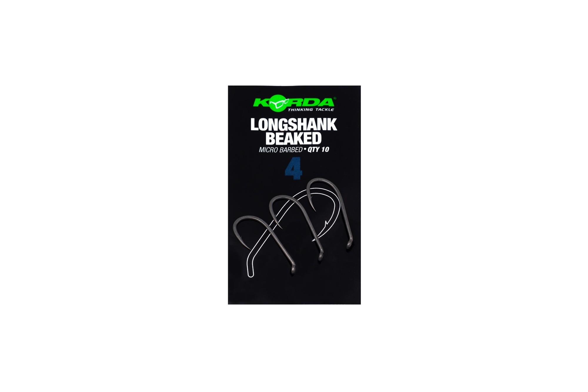 Korda Longshank Beaked Micro Barbed r.4 10szt. haki karpiowe