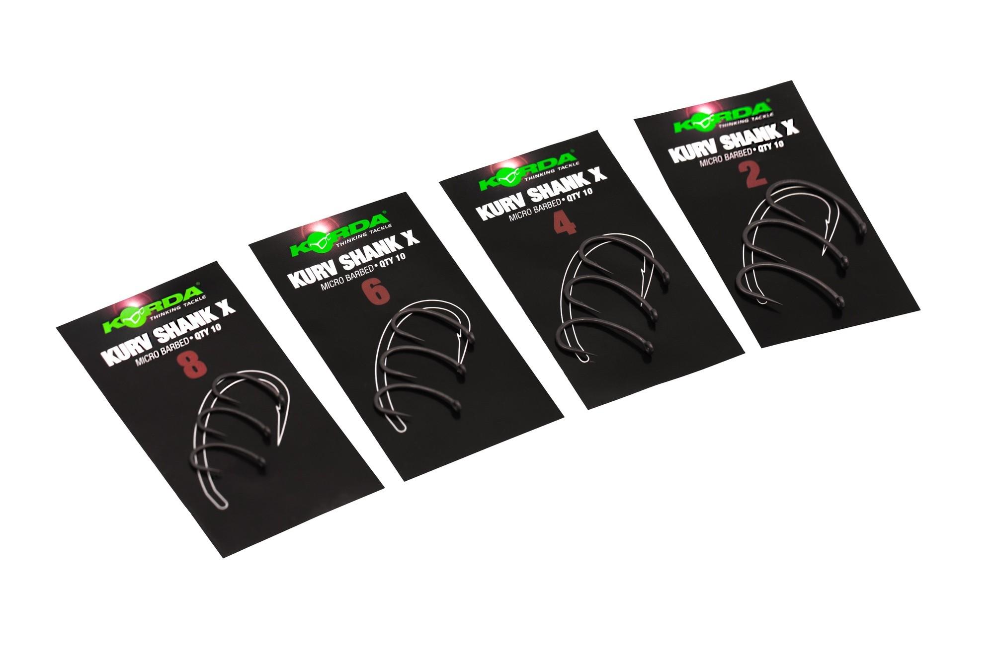 Korda Kurv Shank X Micro Barbed r.2 10szt. haki karpiowe