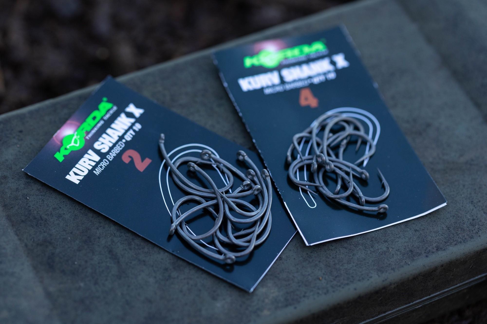 Korda Kurv Shank X Micro Barbed r.2 10szt. haki karpiowe