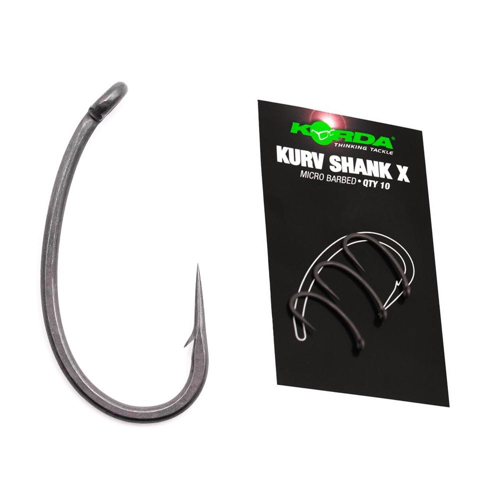 Korda Kurv Shank X Micro Barbed r.8 10szt. haki karpiowe