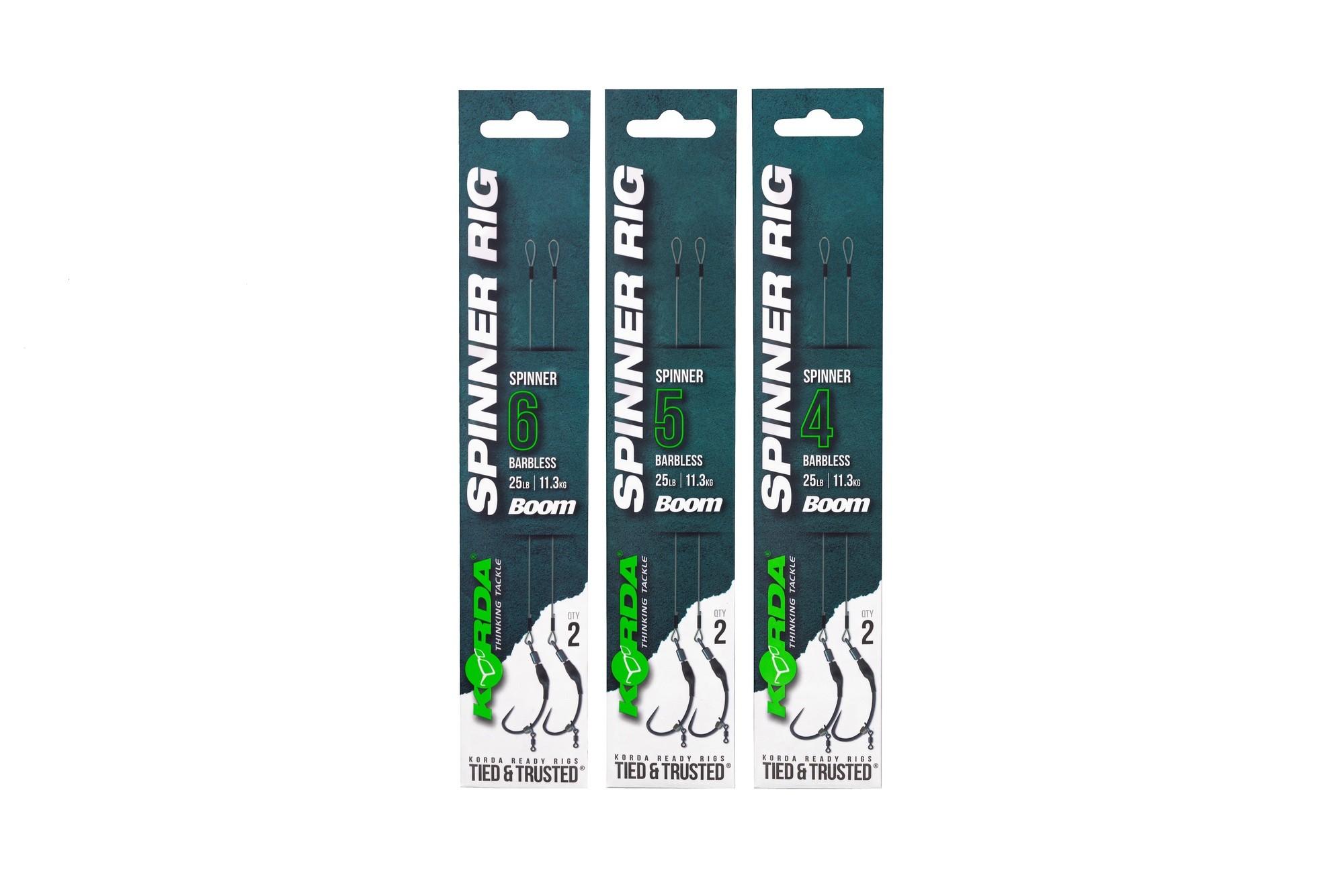 Korda Spinner Rig Micro Barbed r.4 25lb 2szt. przypony