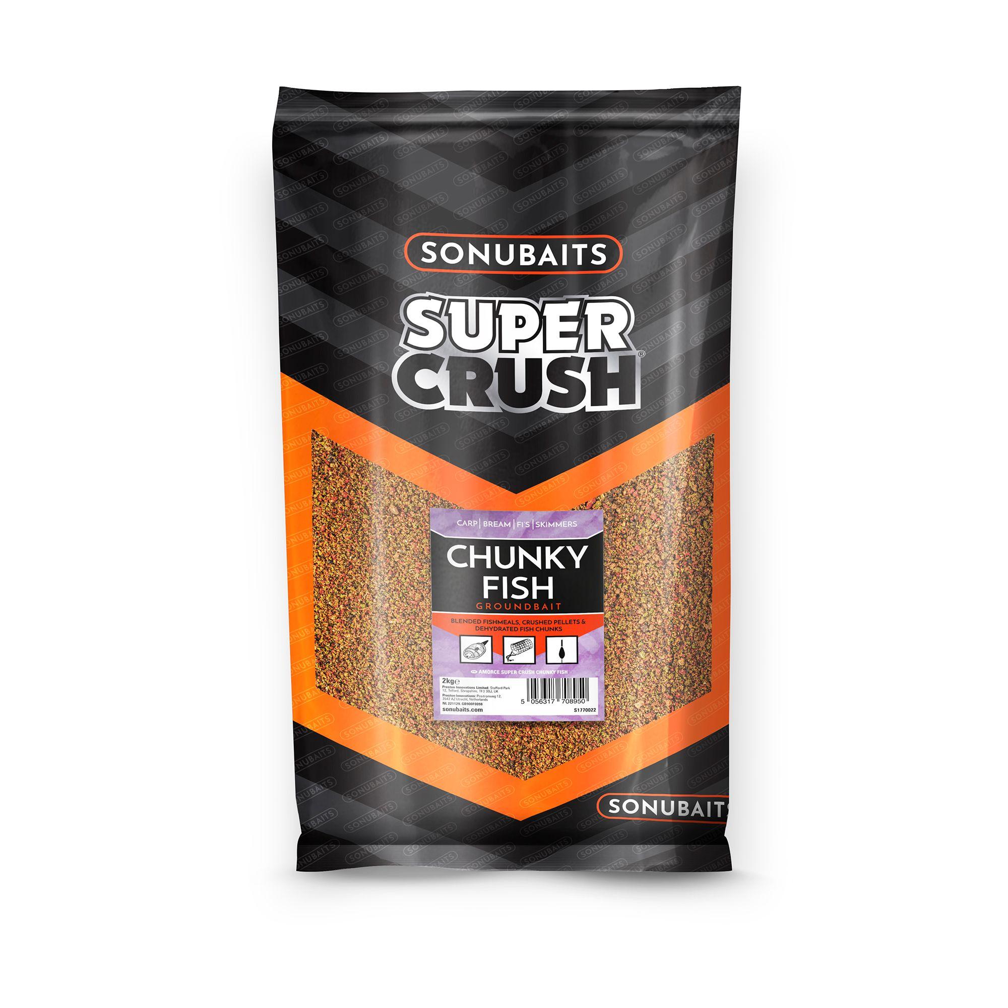 Sonubaits Supercrush Chunky Fish 2kg zanęta