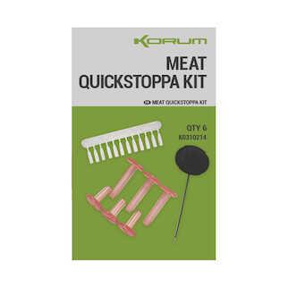 Korum Meat Quickstoppa Kit 6szt. stopery do mielonki