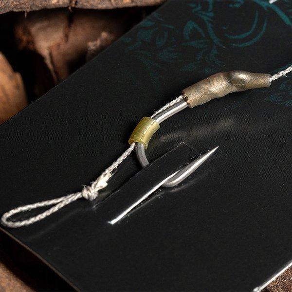Nash Tube Blow Back Rig Barbless r.4 25lb gotowy przypon