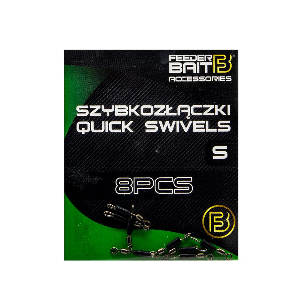 Feeder Bait Quick Snap Swivels S 8szt.