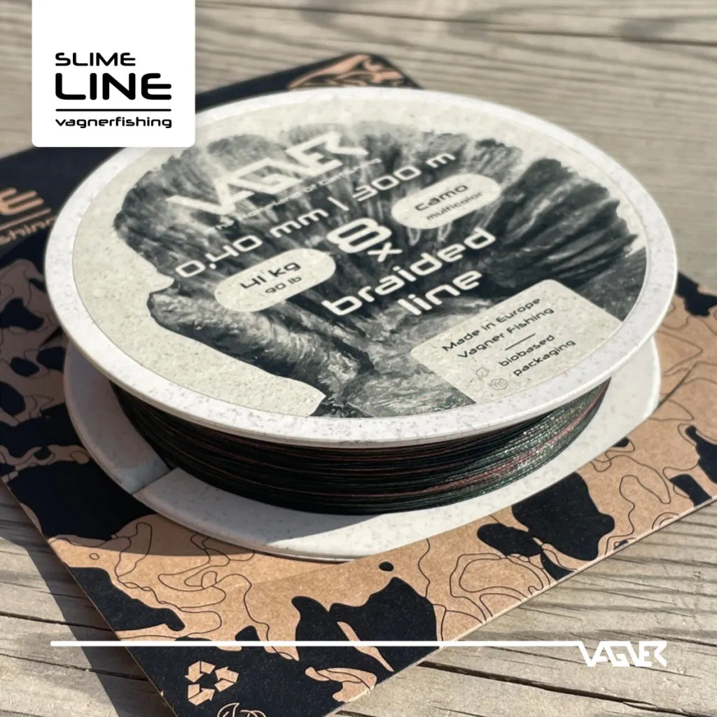 Vagner Slime Line 8X Camo Multicolor 0.40mm 300m plecionka