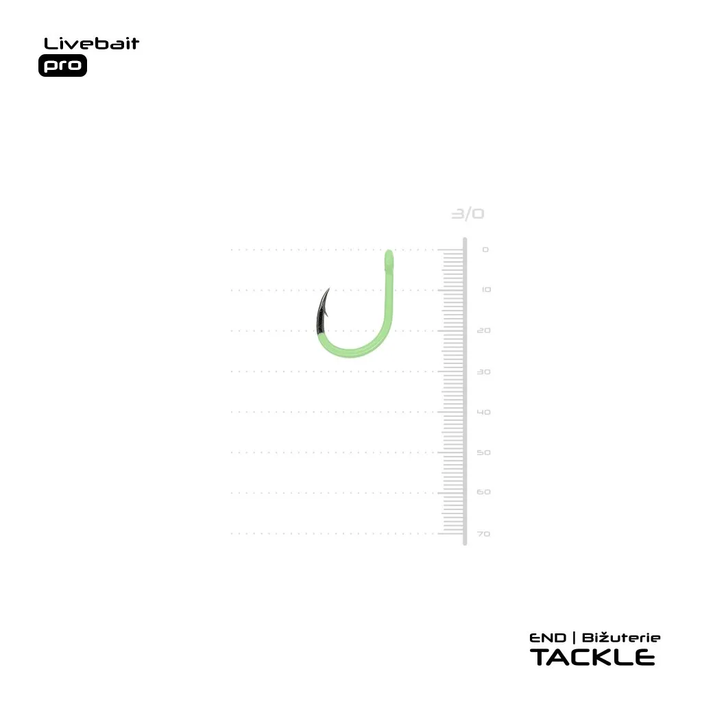 Vagner Livebait Pro r.3/0 4szt. haki sumowe