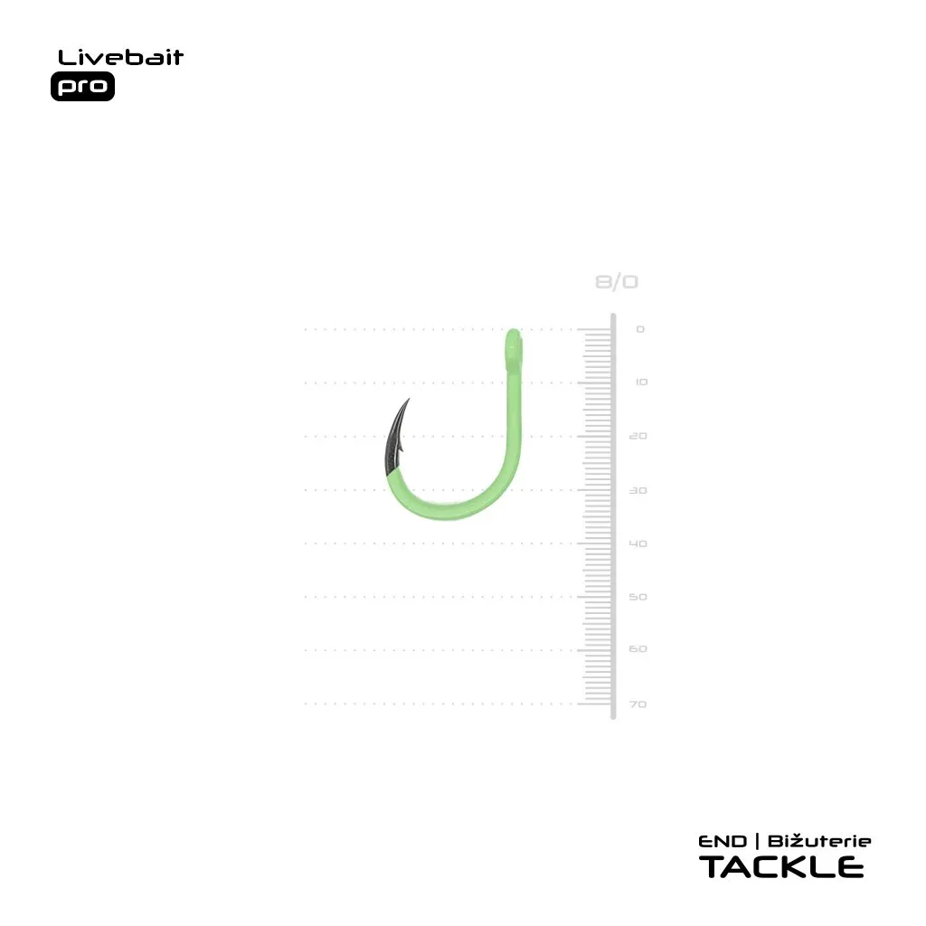 Vagner Livebait Pro r.8/0 4szt. haki sumowe