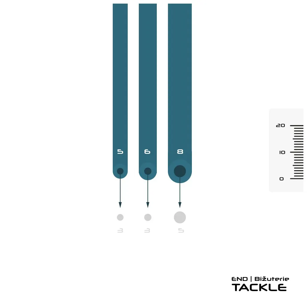 Vagner Hook Tube 8mm 0,8m gumowa otulina