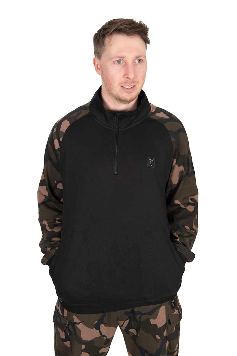 Fox LW Black Camo QTR Zip r.M bluza