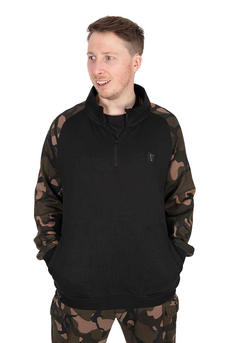 Fox LW Black Camo QTR Zip r.M bluza
