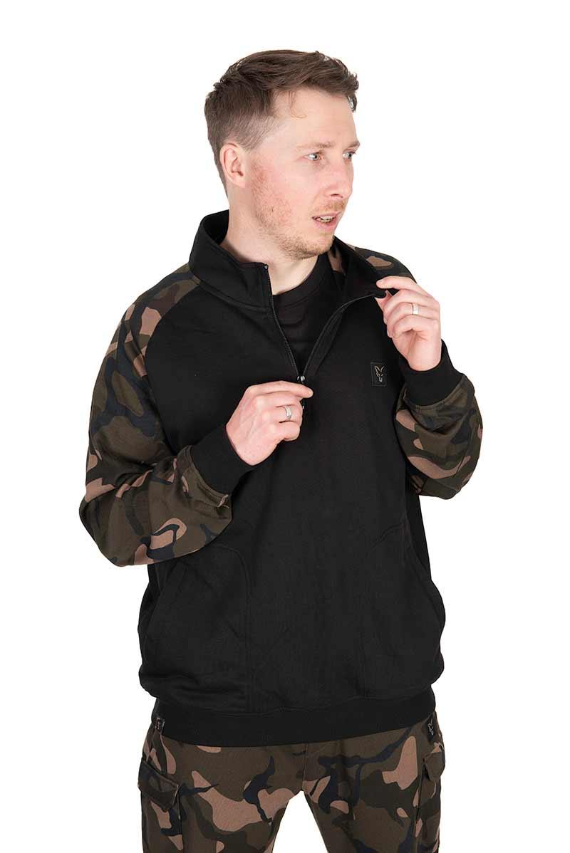 Fox LW Black Camo QTR Zip r.M bluza