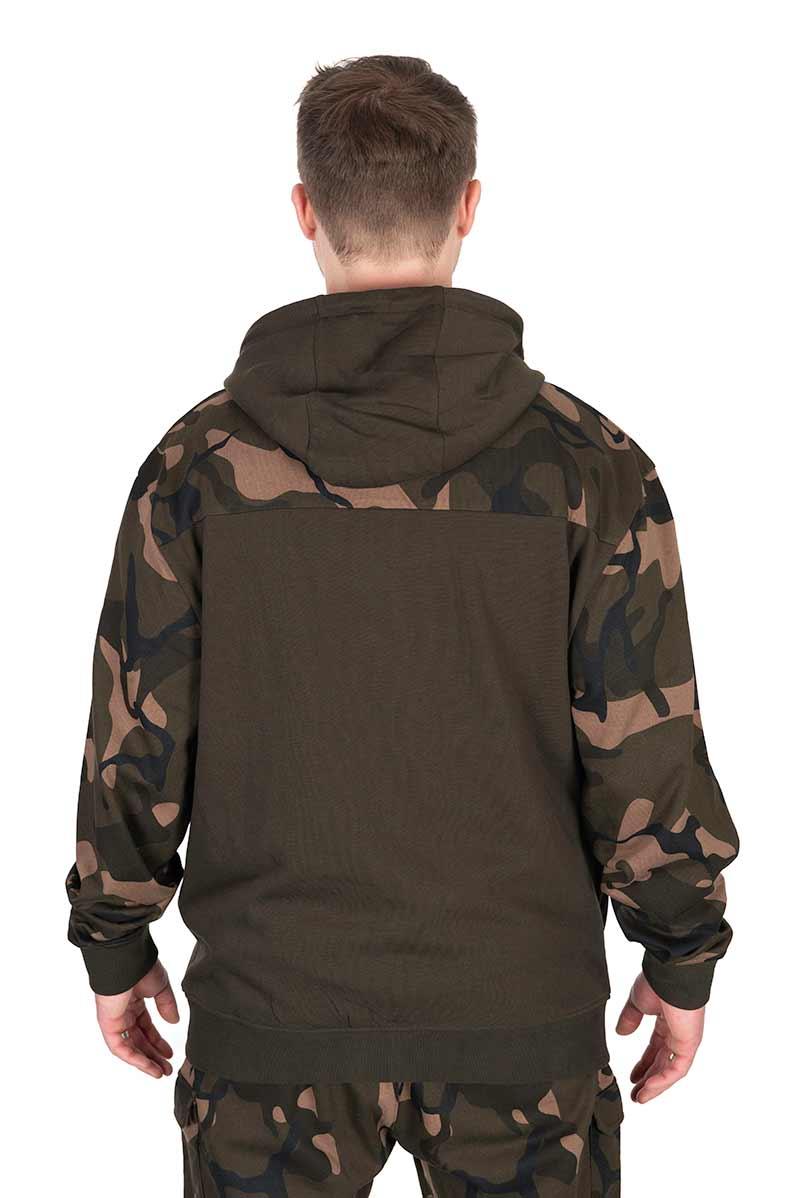 Fox LW Khaki Camo Split Zip Hoody r.S bluza