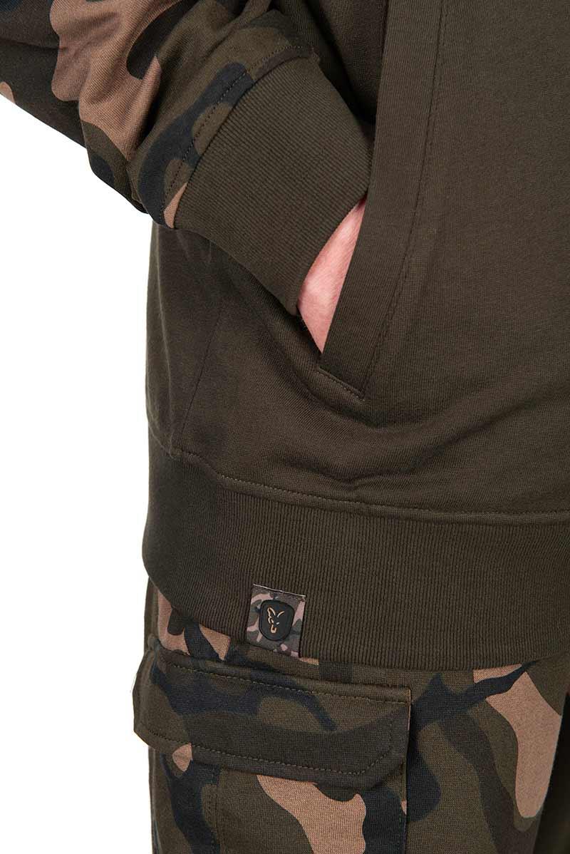 Fox LW Khaki Camo Split Zip Hoody r.M bluza