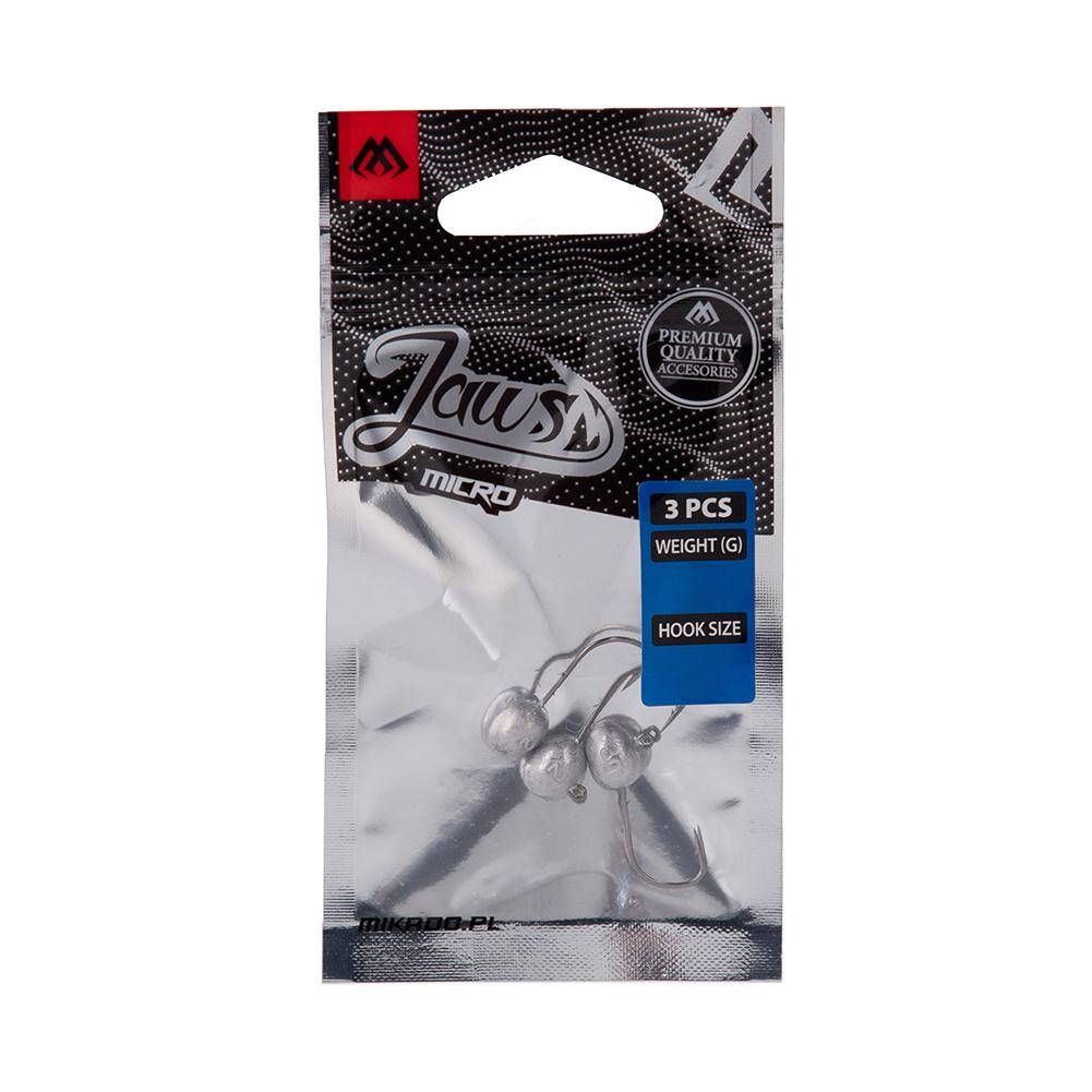 Mikado Jaws Micro 1 0.8g 3szt. główki jigowe