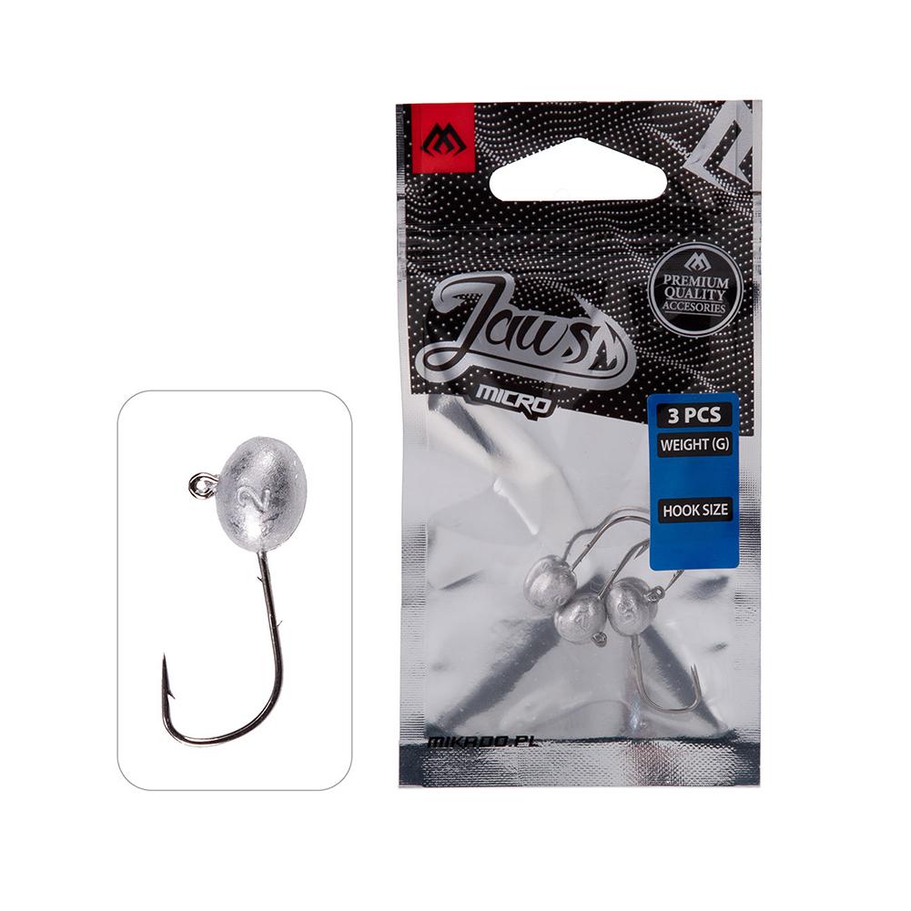 Mikado Jaws Micro 1 2g 3szt. główki jigowe