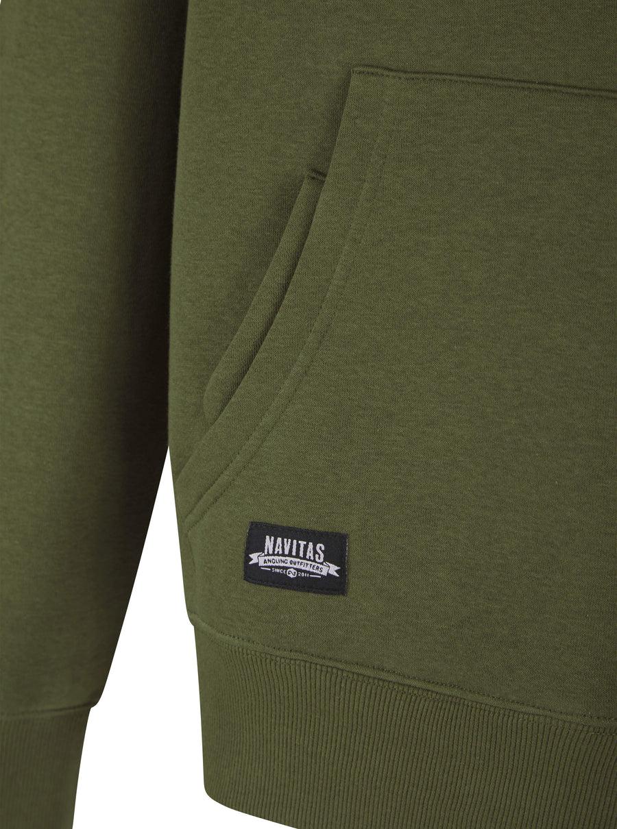 Navitas Diving Hoody Green r.S bluza