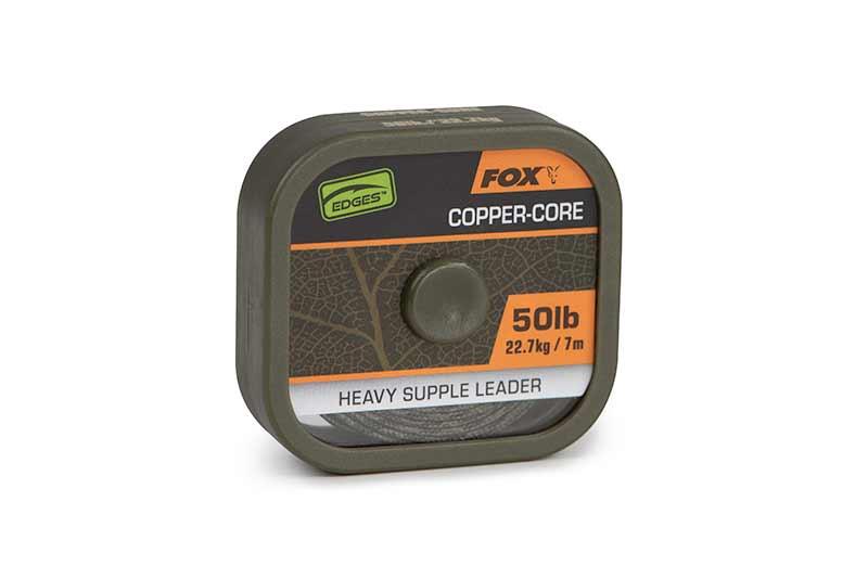 Fox Edges Naturals Copper-Core 50lb leadcore z miękkim rdzeniem